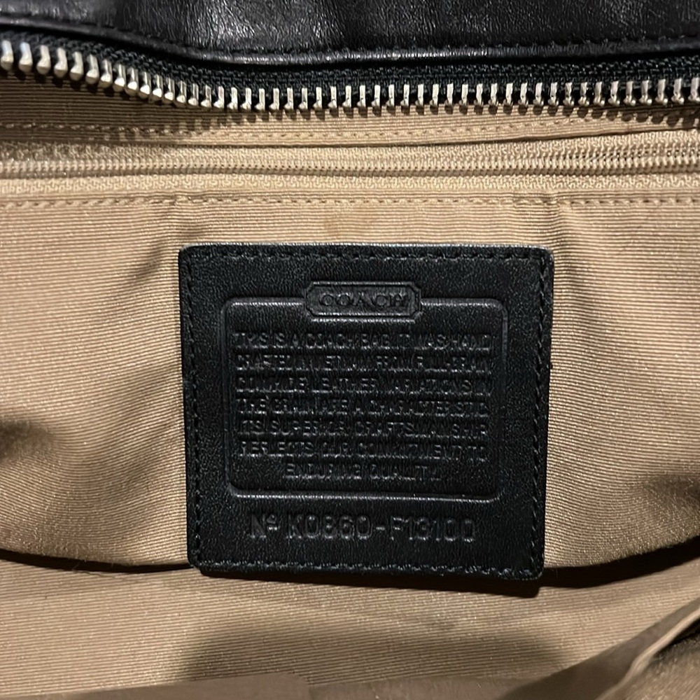 Coach Leather Tote - Picture 6 of 6
